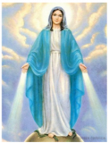 Panna Maria (malování podle čísel) 50x40
