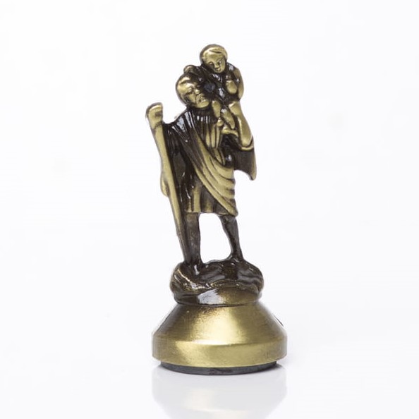 Svatý Kryštof - magnetická soška (5cm)