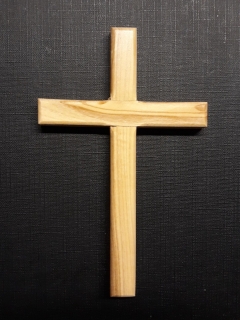 Kříž - olivové dřevo (18 cm)
