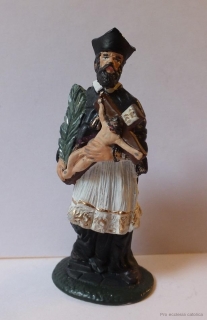 Svatý Jan Nepomucký - cínová soška 7 cm