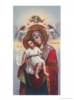 Panna Maria (papírový obrázek)