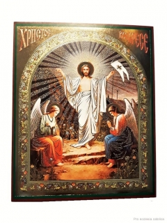 Vzkříšený Kristus (papírová ikona) 18x15
