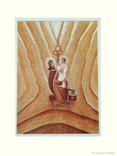 Svatý Josef (papírový obrázek)