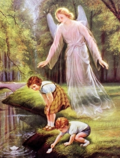 Anděl strážný u vody (plakát) 30x40
