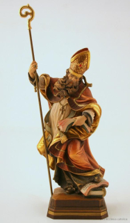Svatý Mikuláš (polychomovaná dřevořezba)