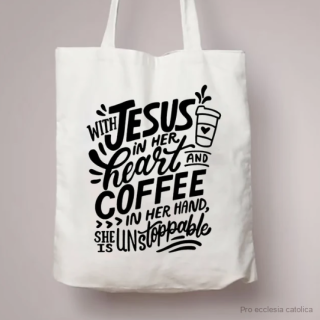 Látková taška whit Jesus