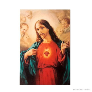 Nejsvětější Srdce Ježíšovo (pohlednice)