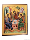 Nejsvětější Trojice (Rublev) papírová ikona
