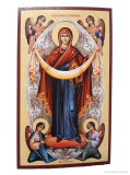 Panna Maria (papírová ikona)