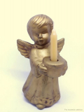 Soška andělíček na svíčku 