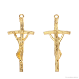 Křížek s Kristem (bižuterie) 4,8 cm
