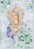 Panna Maria - diamantové malování (25x20cm)