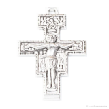 Křížek (bižuterie) 4 cm pravoslavný