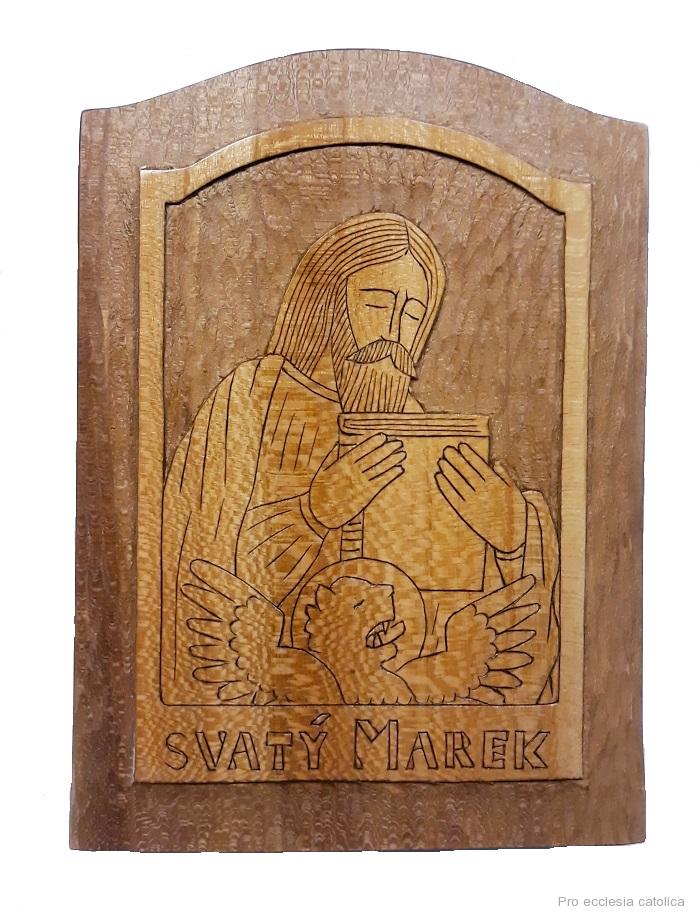 Sv. Marek dřevokresba