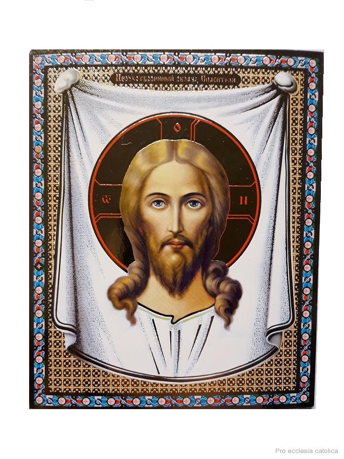 Tvář Krista (papírová ikona)