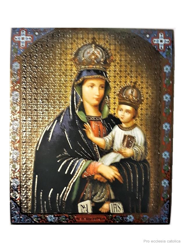 Panna Maria královna (papírová ikona)