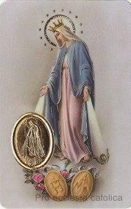 Panna Maria zázračná medaile (laminovaný obrázek)