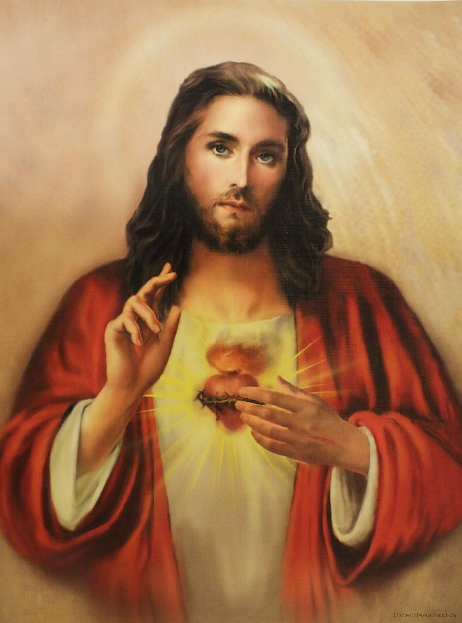 Srdce Ježíšovo - plakát 50 x 40 cm