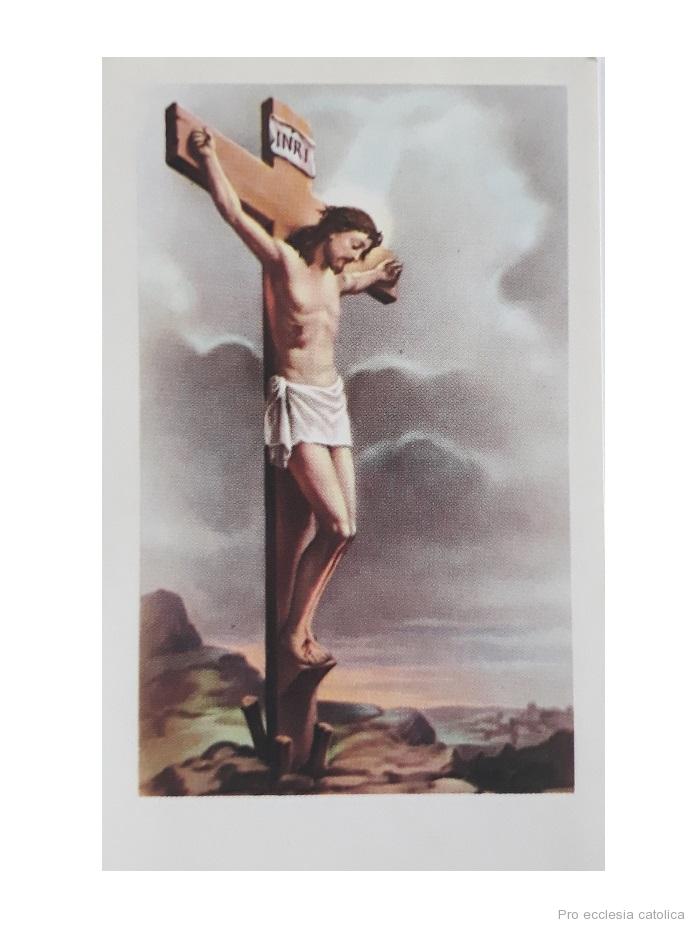 Kristus na kříži (papírový obrázek)
