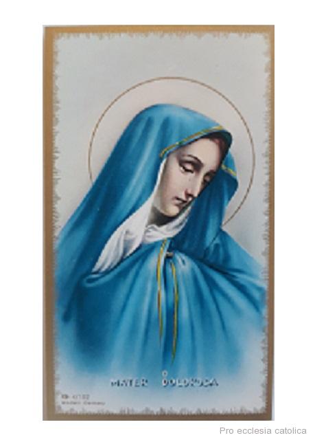 Panna Maria Bolestná (papírový obrázek)