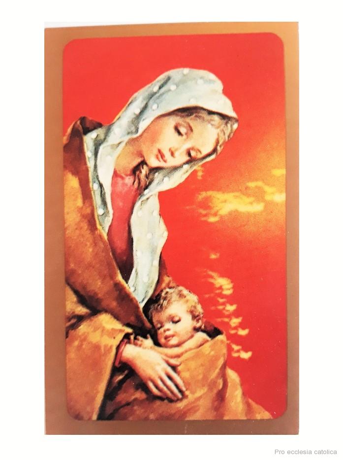 Maria s Ježíškem (papírový obrázek)