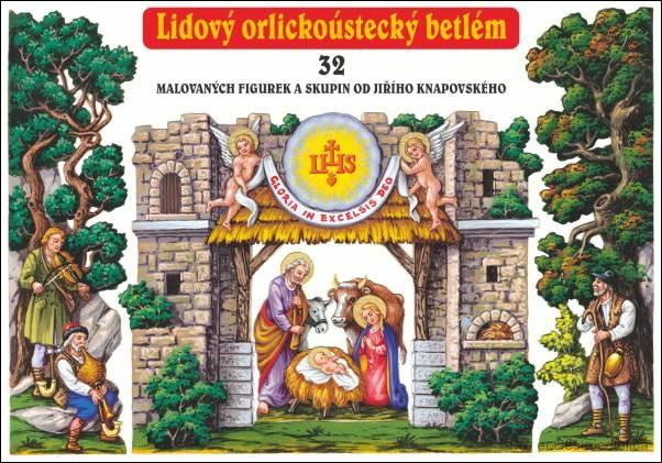 Lidový Orlicko-ústecký betlém 32 figur