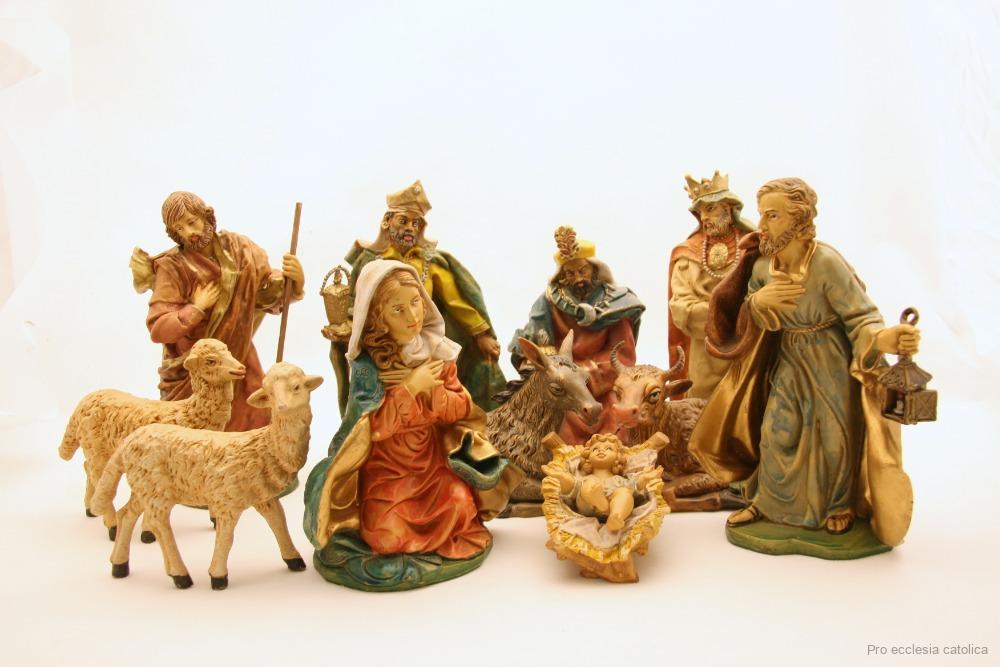 Betlém nerozbitný (set 11 figur) 20 cm