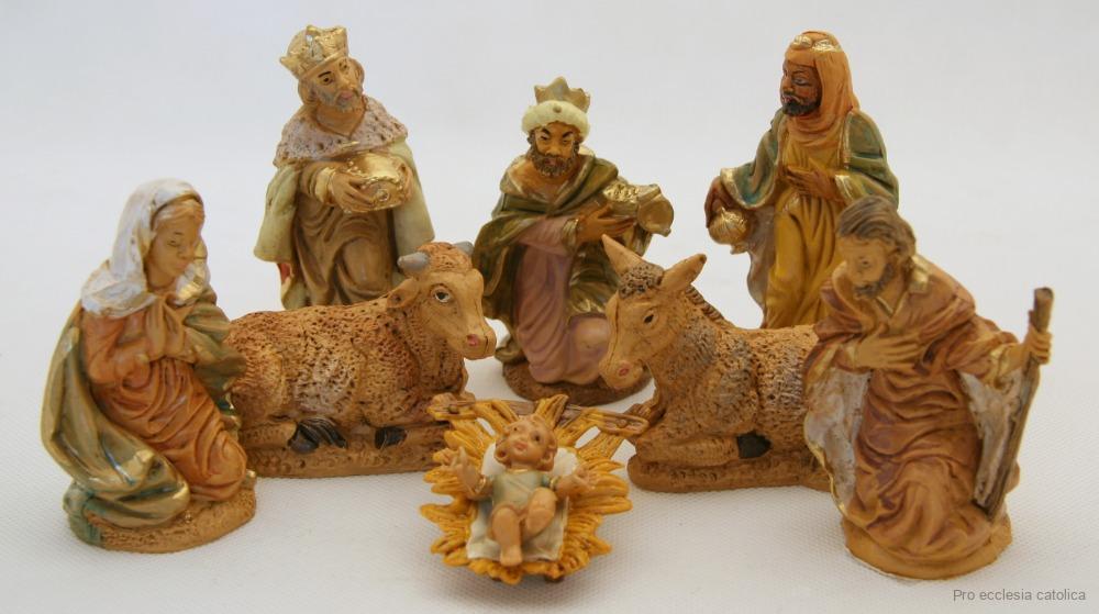 Betlém nerozbitný (set 8 figur) 10 cm