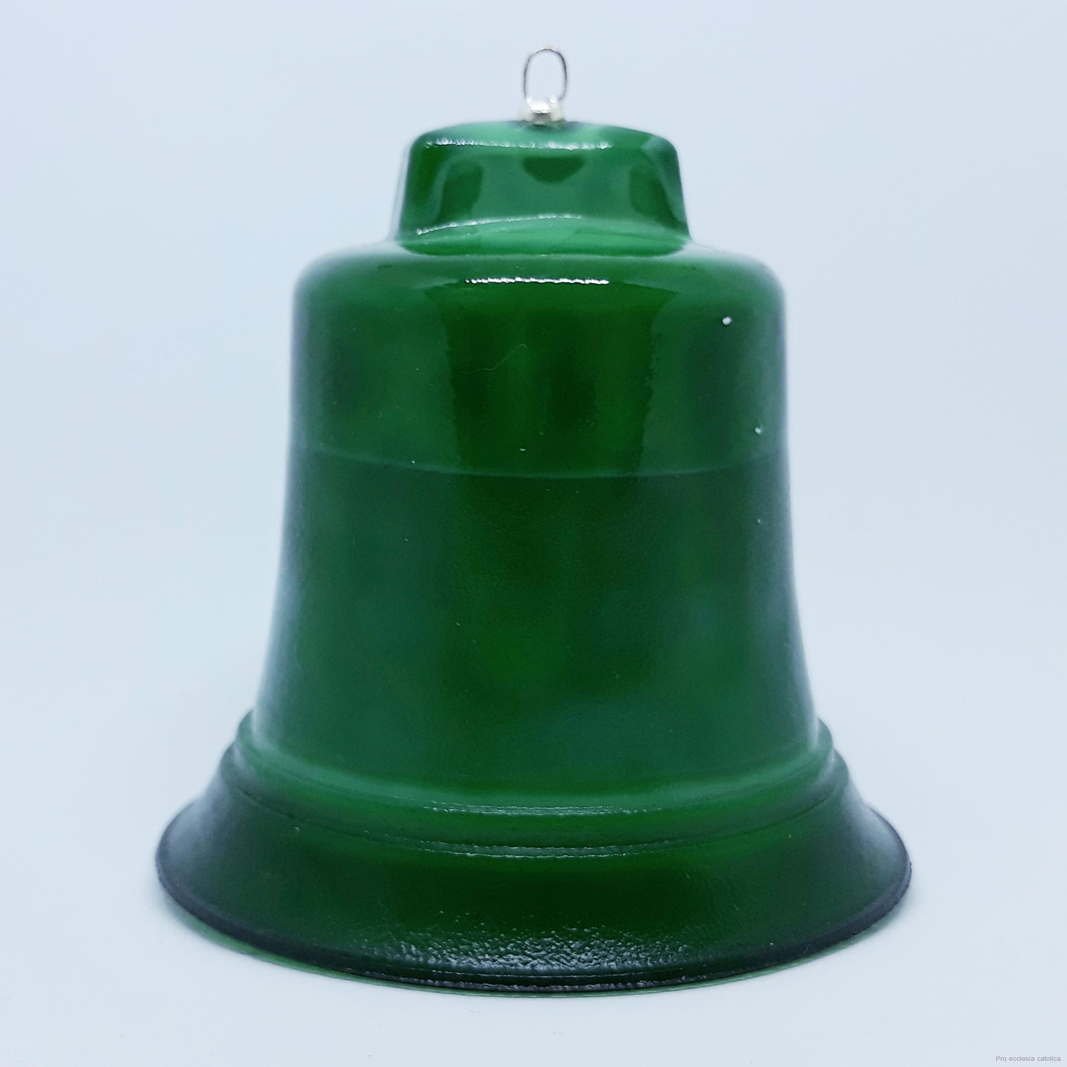 Skleněný zvonek zelený