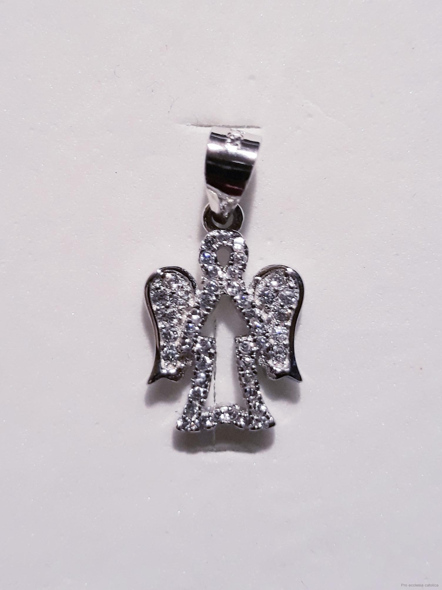 Anděl (stříbro, zirkony)