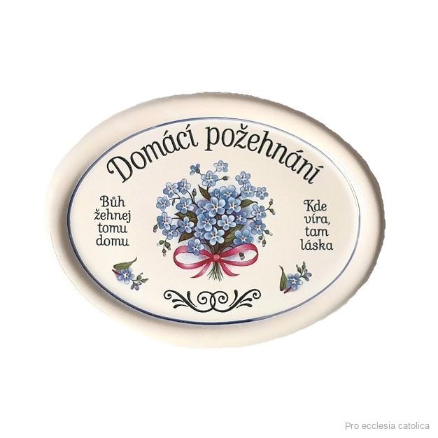 Keramické požehnání - malé - Domácí požehnání (pomněnky)