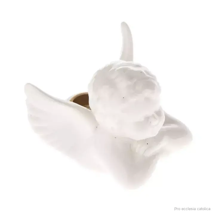 Svícen anděl - porcelán