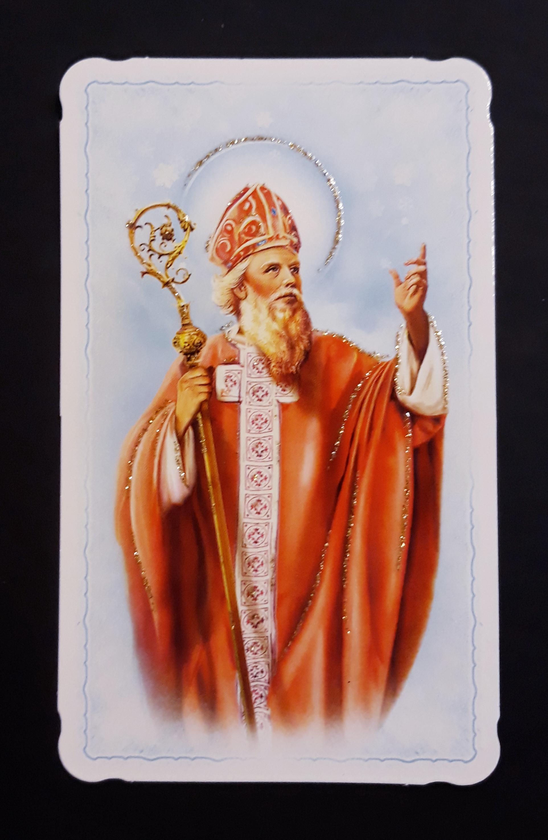Papírový obrázek svatého Mikuláše