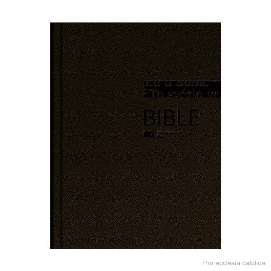 Bible (ČEP DT), velký formát, černá s hnědozlatým odleskem
