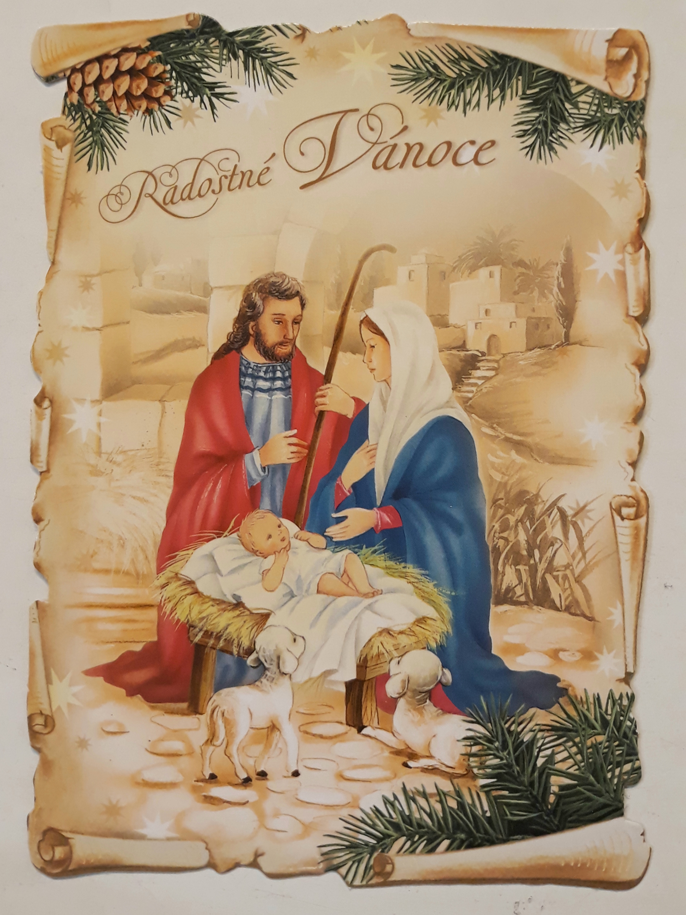 Vánoční pohlednice - Radostné vánoce