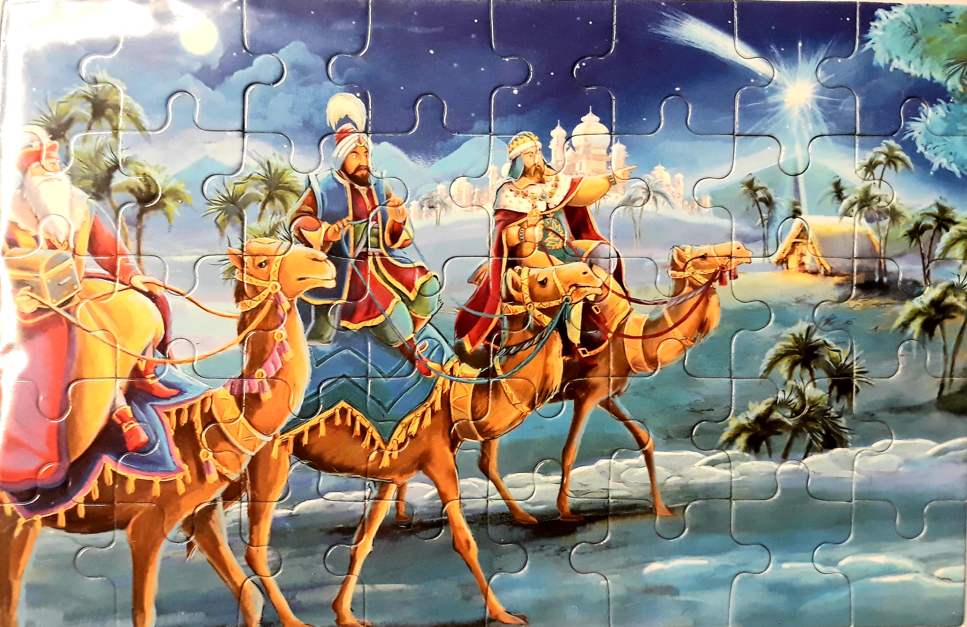 Vánoční puzzle - Tři králové