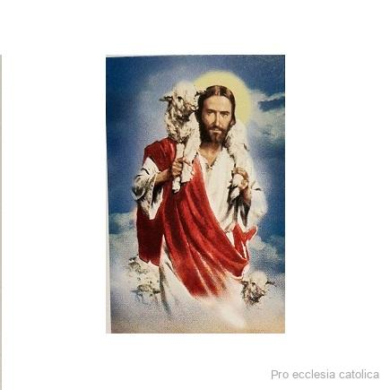 Ježíš Dobrý Pastýř (papírový obrázek mini)