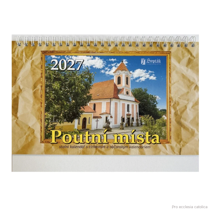Stolní kalendář 2027 - Poutní místa