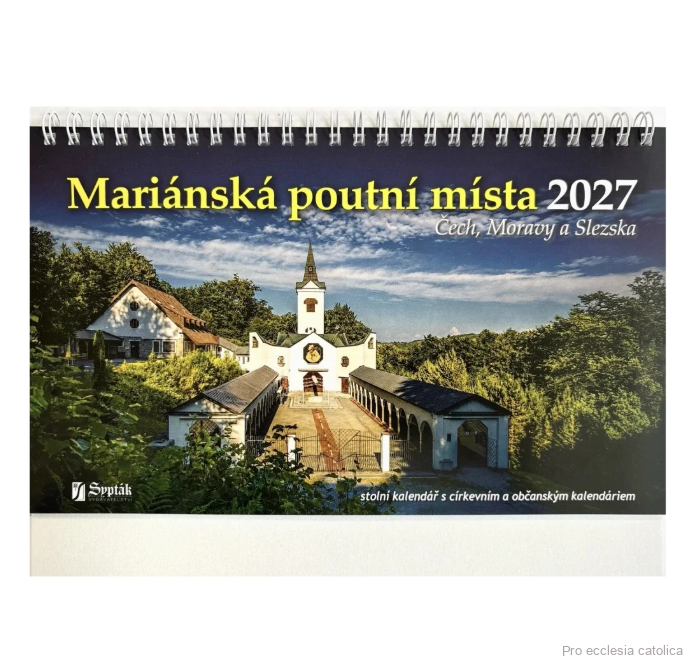 Stolní kalendář 2027 - Mariánská poutní místa