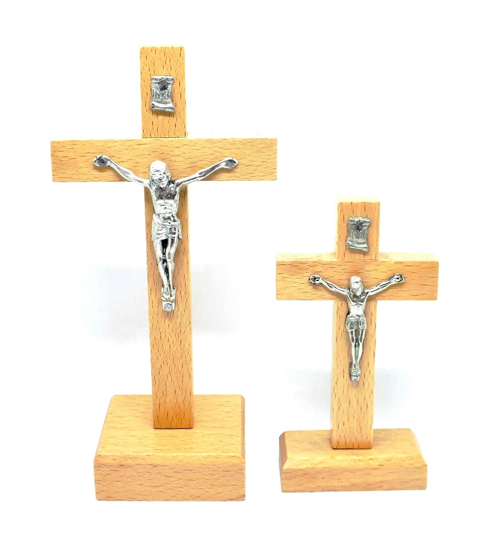 Kříž stacionární - jednoduchý - světlý