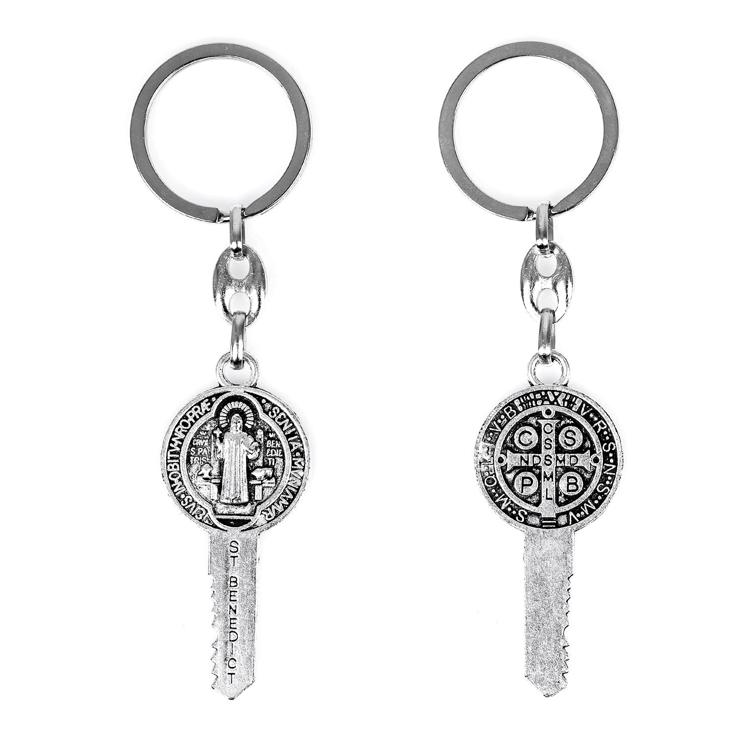 Svatý Benedikt klíč (klíčenka)