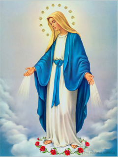 Panna Maria (obraz na plátně) 40x60 cm