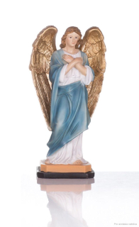 Anděl stojící, modrý (30 cm)
