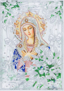 Panna Maria - diamantové malování (25x30cm)