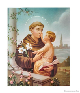 Svatý Antonín - plakát 30 x 40 cm