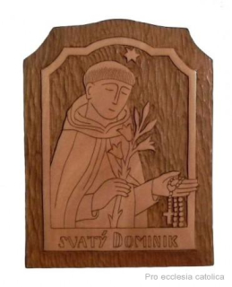 sv. Dominik - dřevokresba