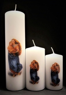 Mariánská svíce (Sixtinská Madona potisk)