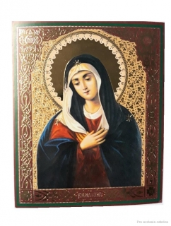Panna Maria (papírová ikona)