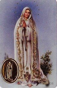 Panna Maria Fatimská (laminovaný obrázek)