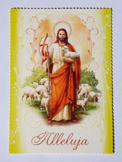 Velikonoční pohlednice Alleluja (08)